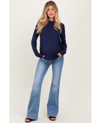 Maternity Medium High Rise Flare Jeans