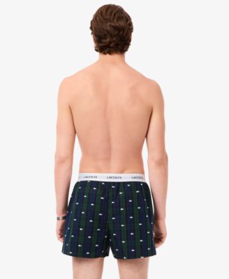 Men's 3-Pack Regular-Fit Woven Boxer Set