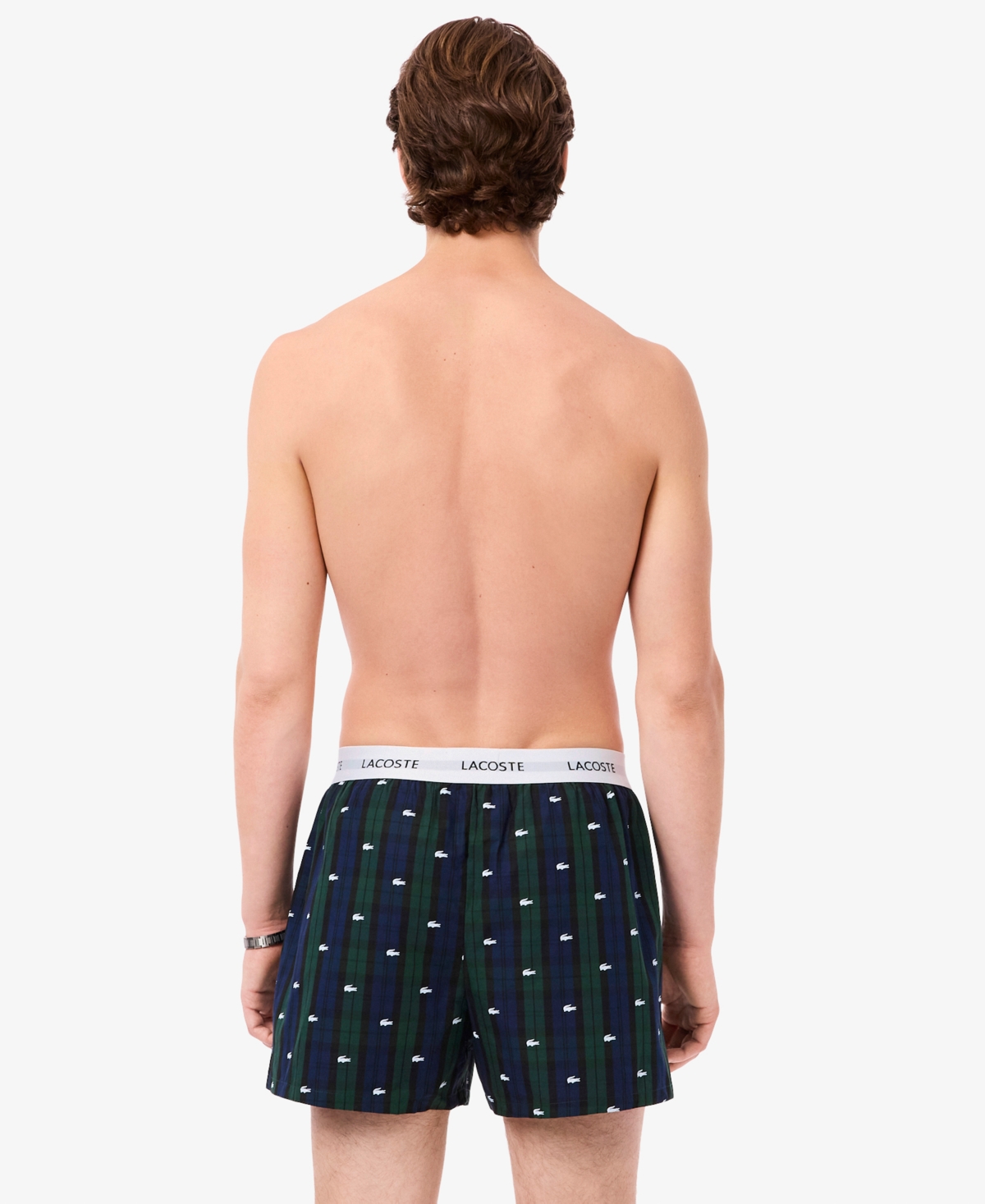 Lacoste Men's 3-pack Regular-fit Woven Boxer Set In Multi