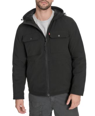 Champion Water Resistant Soft Shell Bomber Jacket In Red For Men