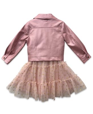 Girls' 2T-6X Sleeveless Jacket Dress