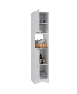 Ibis Linen Cabinet White MDF