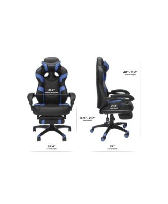 1 PC Metal Gaming Chairs For Adults With Headrest Pillow