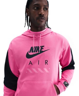 Men's Air Fleece Roomy-Fit Logo-Print Hoodie