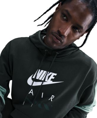 Men's Air Fleece Roomy-Fit Logo-Print Hoodie