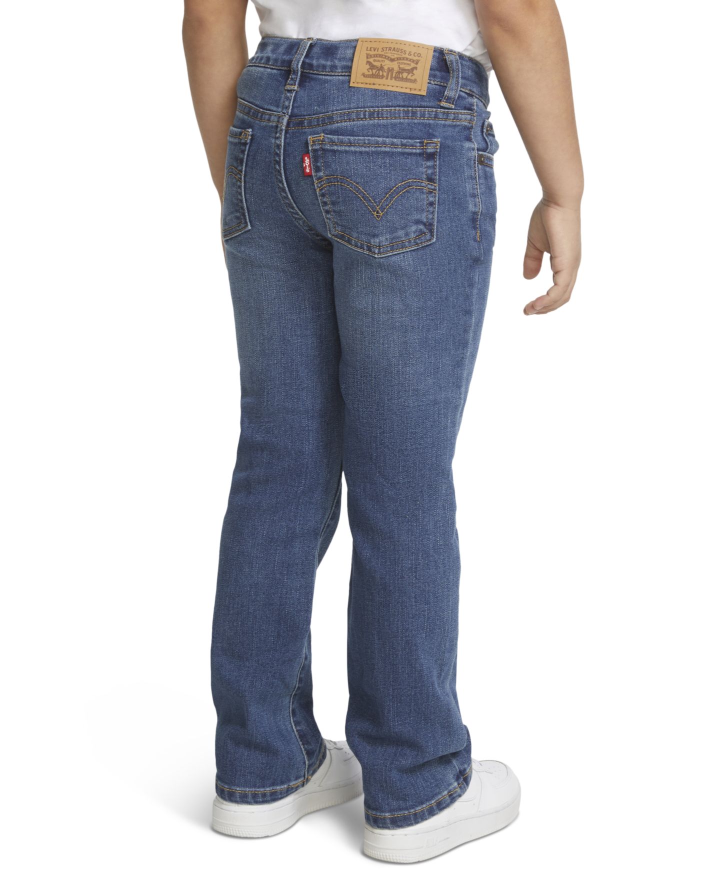 Джинсы Levi's Classic Bootcut Jeans для девочек, цвет: Синий — фото 3