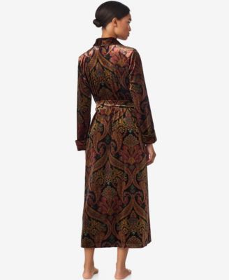 Women's Long Sleeves Shawl Collar Robe