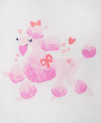 Baby Girls Poodle Short-Sleeve T-Shirt, Macy's Exclusive 