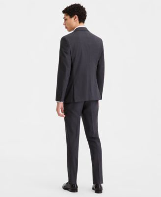 Men's Slim-Fit Solid Wool Suit Separates