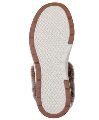 Women's Slip-Ins BOBS Skip Cute Wave-Fur Fancies Casual Booties from Finish Line