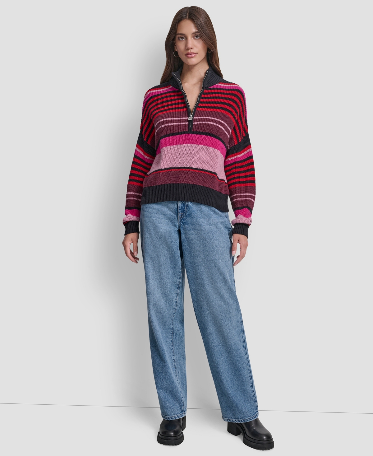 Dkny Jeans Women's Striped Sweater