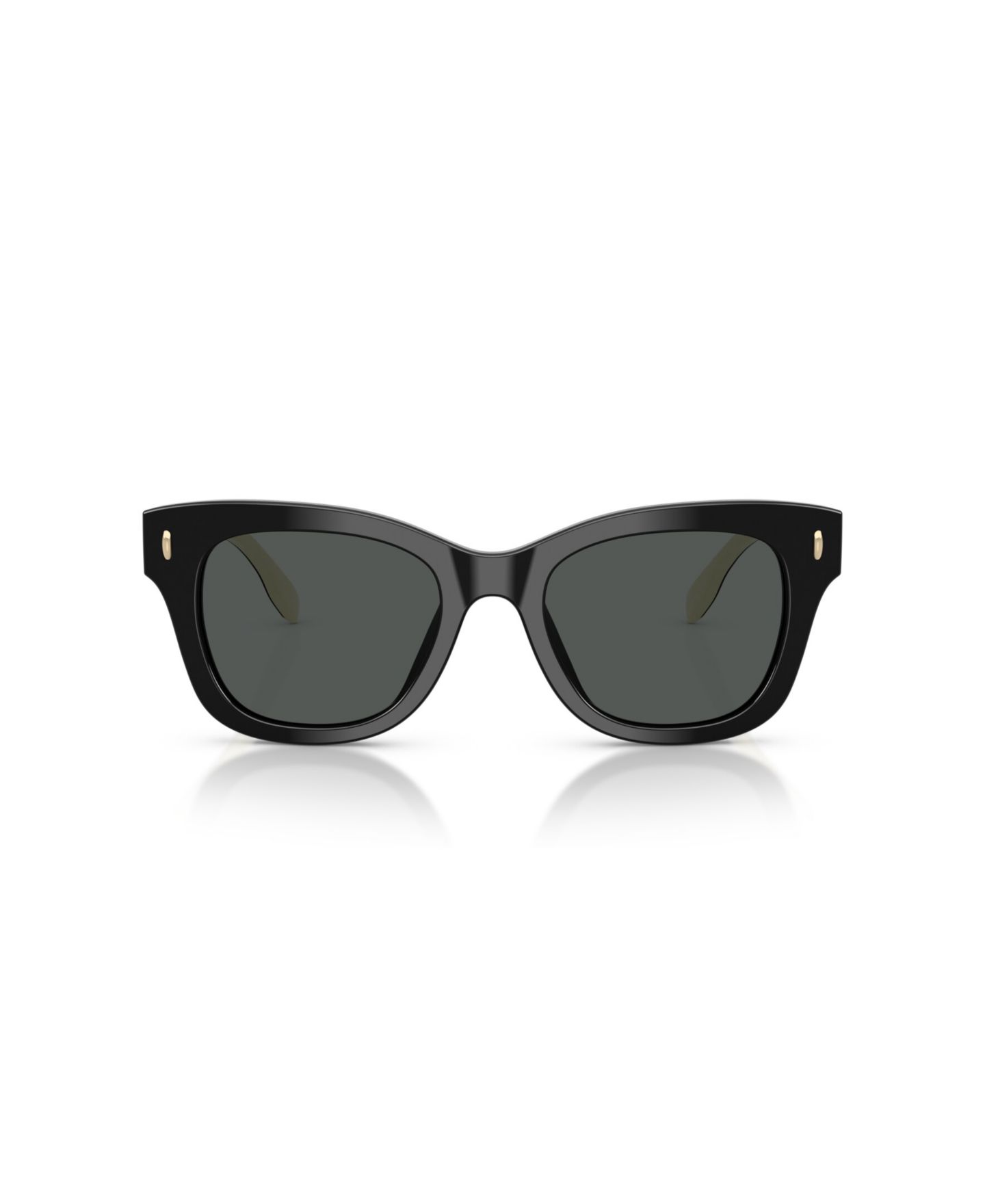 Женские солнцезащитные очки Tory Burch Square Sunglasses, TY7225U, цвет: Чёрный — фото 2