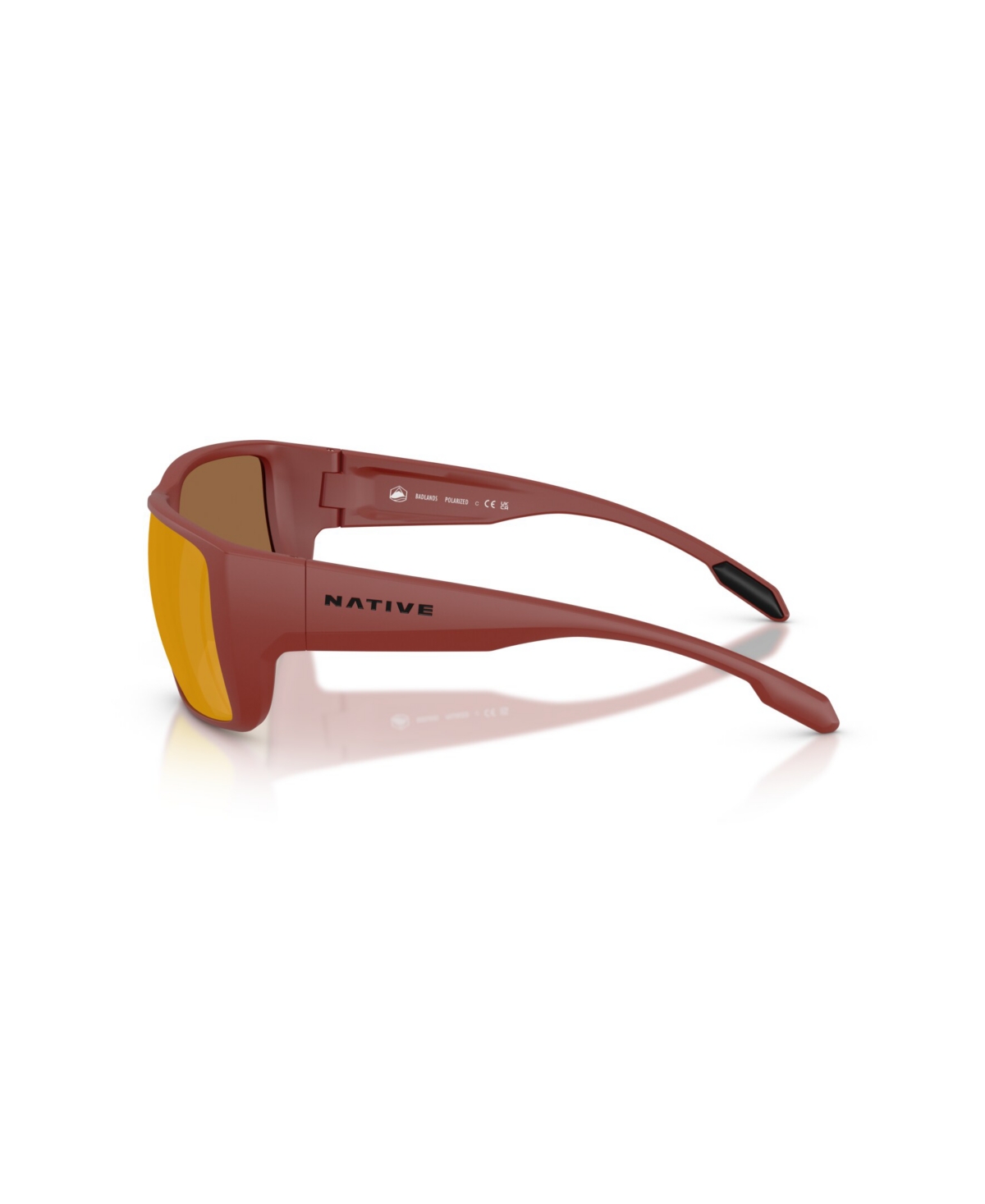 Native Eyewear Native Men's Polarized Badlands Sunglasses, Xd9045 In Red