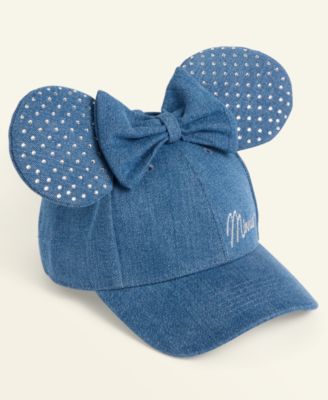 Minnie Mouse Ears Baseball Cap Embellished with Crystals by Swarovski&reg;, Macy's Exclusive