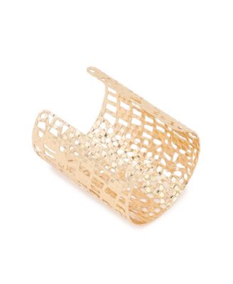Metallic Statement Cuff Bracelet