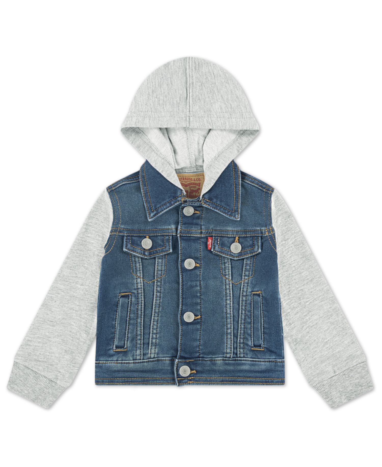 Baby Boys' Hooded Trucker Jacket