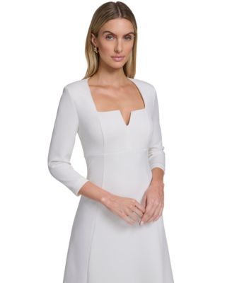 Women's Zippered Midi Dress