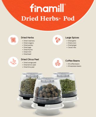 Classic 4" Dried Herbs Spice Grinder Pod
