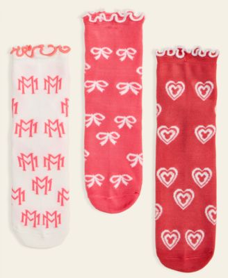 Women's Minnie Mouse 3-Pair Fashion Sock Gift Set, Macy's Exclusive