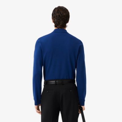 Men's Classic Fit Long-Sleeve Polo Shirt