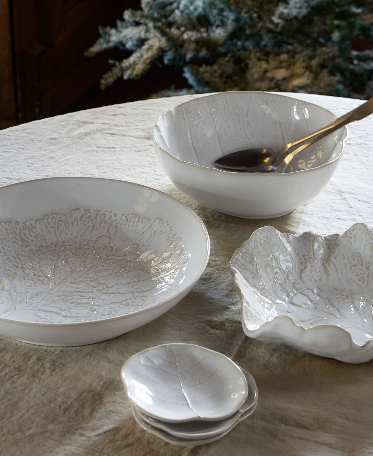 Casafina By Costa Nova Silvina Serve Bowl In White