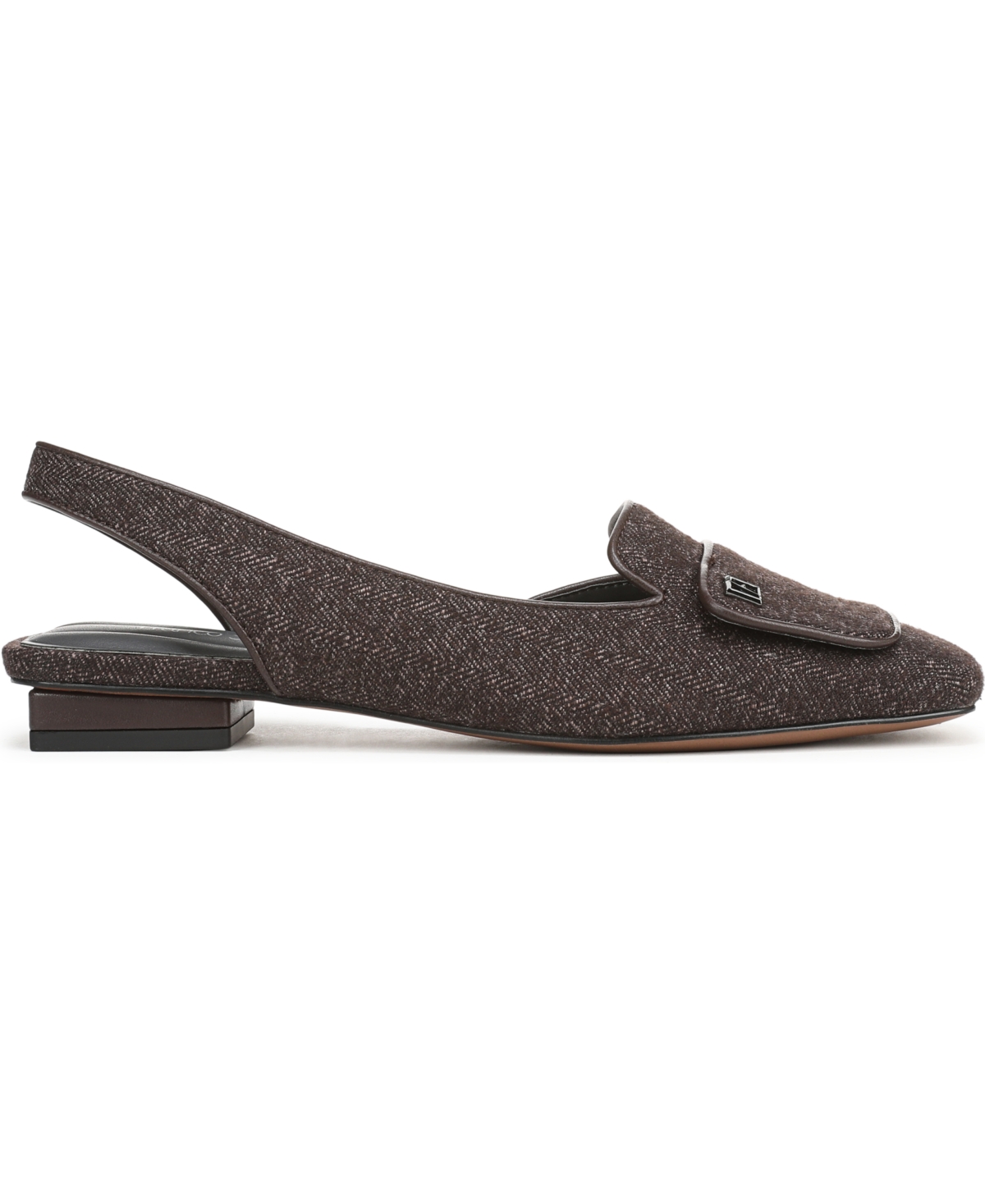Franco Sarto Women's Teagan Square Toe Slingback Flats In Brown