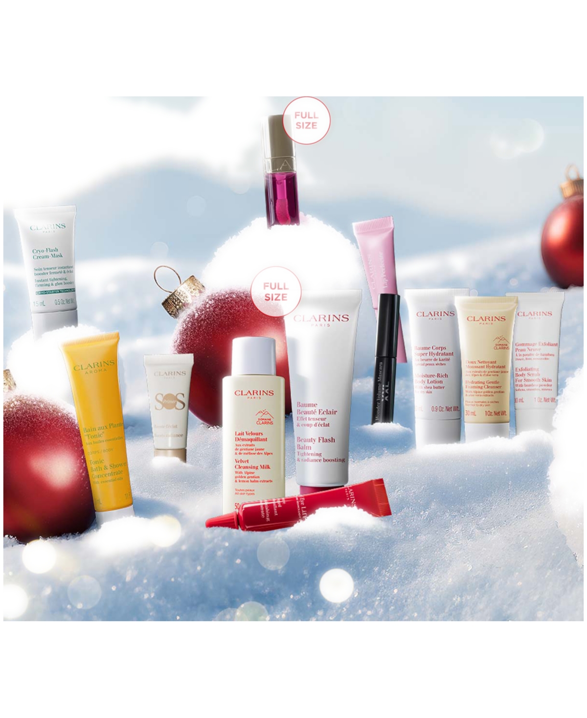 Clarins 12-day Advent Calendar Skincare Set In Transparent