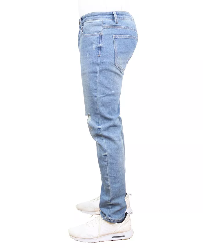 Men's Stretch Ripped Jeans - thumbnail 7