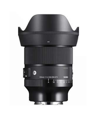 24mm f/1.4 DG DN Art Lens for Sony E Bundle with 72mm Filter Kit, Lens Case, Lens Cleaner, Cleaning Kit, Lens Cap Tether