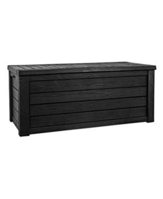Westwood 150 Gallon Plastic Outdoor Furniture Storage Deck Box, Dark Gray