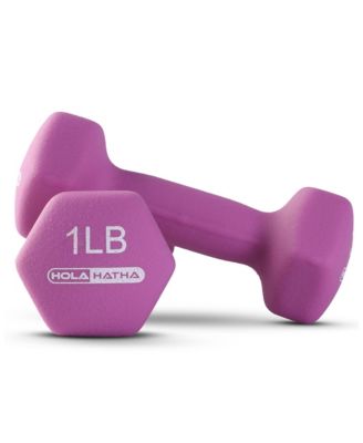 1, 2 and 3 lb Neoprene Dumbbell Strength Training Weight Set with Rack