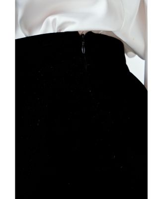 Women's Velvet Circle Mini Skort