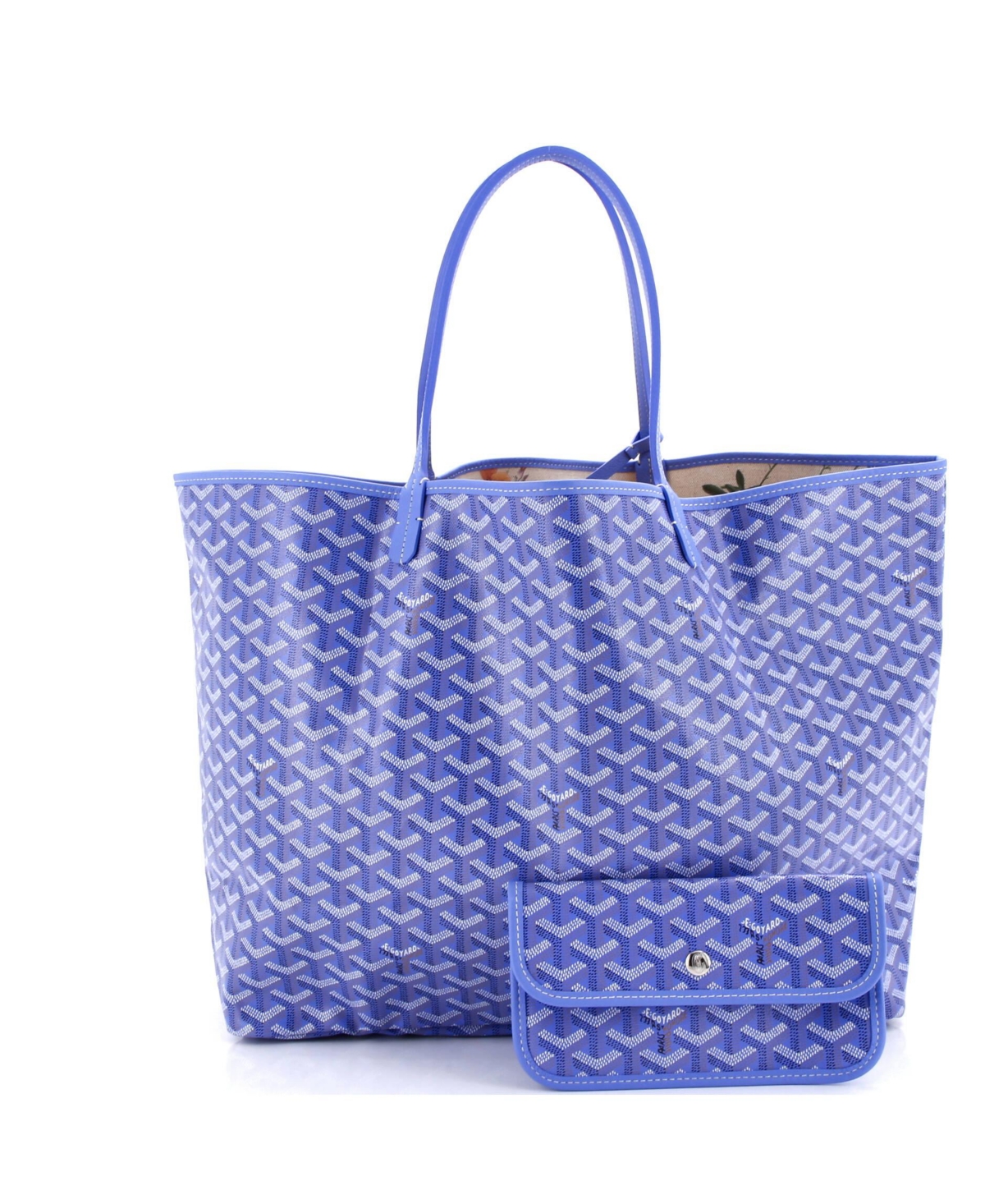 Pre-Owned Goyard Gm Saint Louis Reversible Tote Coated Canvas and Printed Canvas