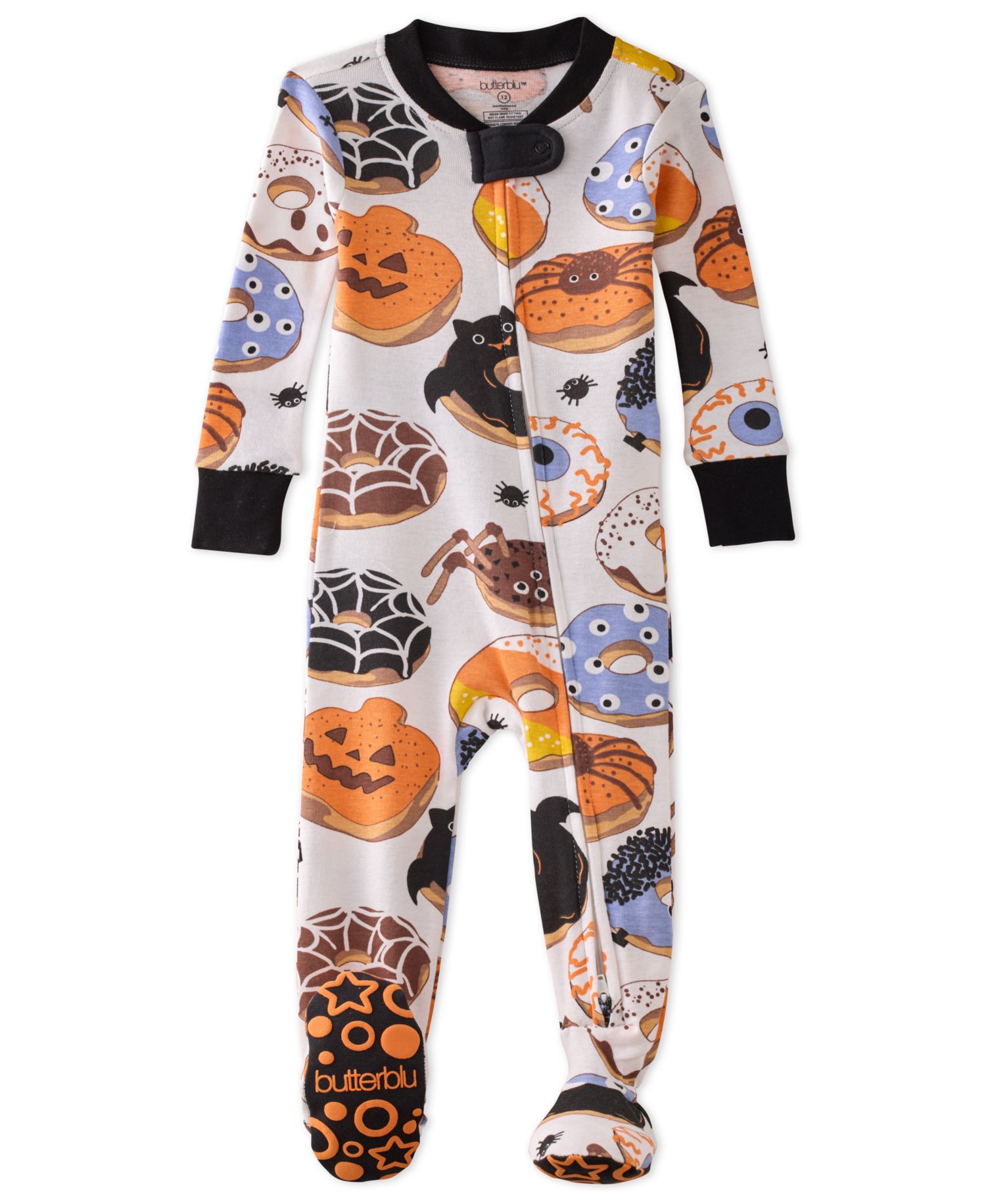 Baby Cruz Halloween Cotton Snug-Fit Footed Pajamas