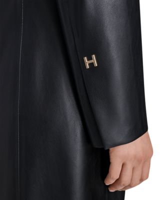 Women's Mandarin Collar Hook and Eye Closure Jacket