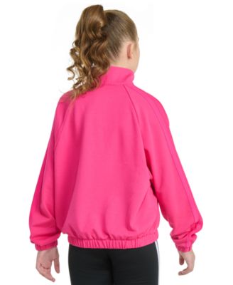 Girls' 8-16 Mock Neck Quarter Zip Training Sweatshirt