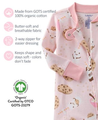 Baby Girls Cruz Cotton Snug-Fit Footed Pajamas