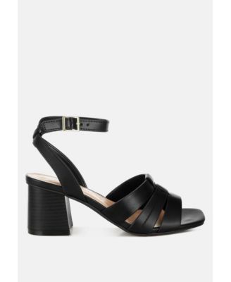 Womens Signora Pin Buckle Ankle Strap Sandals