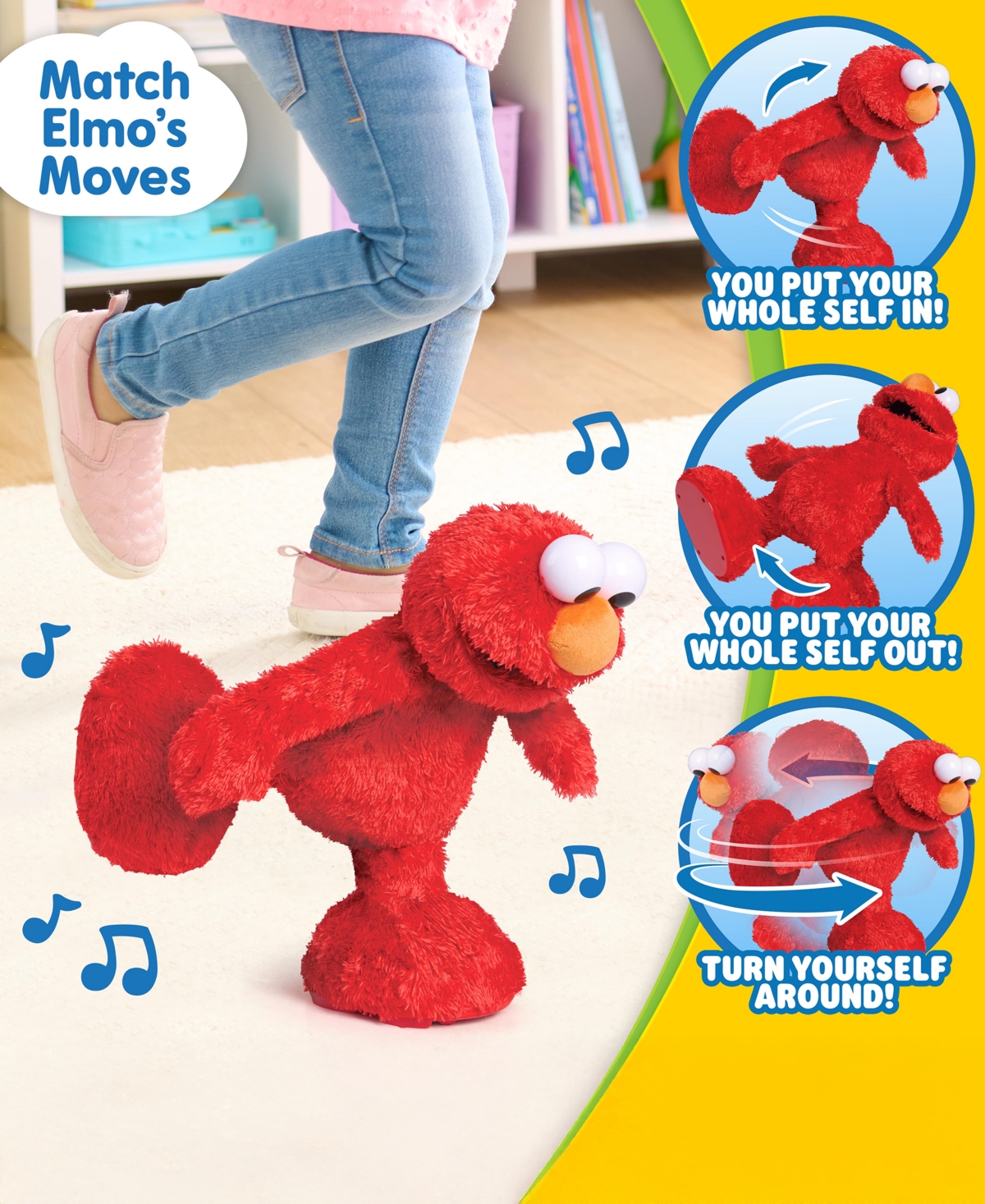 Sesame Street Hokey Pokey Elmo Toy In Transparent
