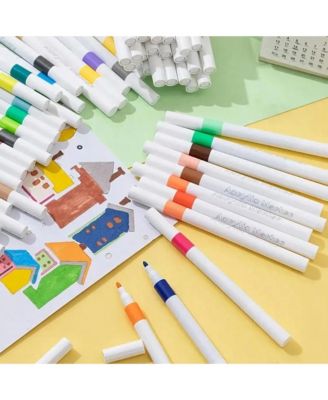 36pcs Acrylic Marker Pen, Pen To Graffiti Art Of Diy Pens, Colorful Pen Sets, Waterproof, Exquisite Gift To The Student,School Supplies