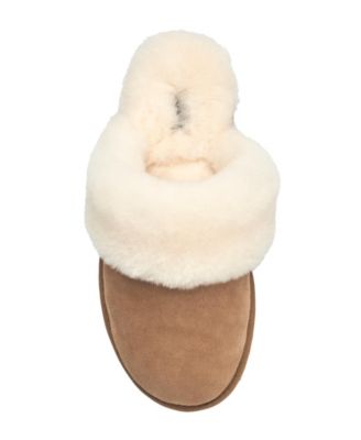 Women's Fur Band Open Slipper