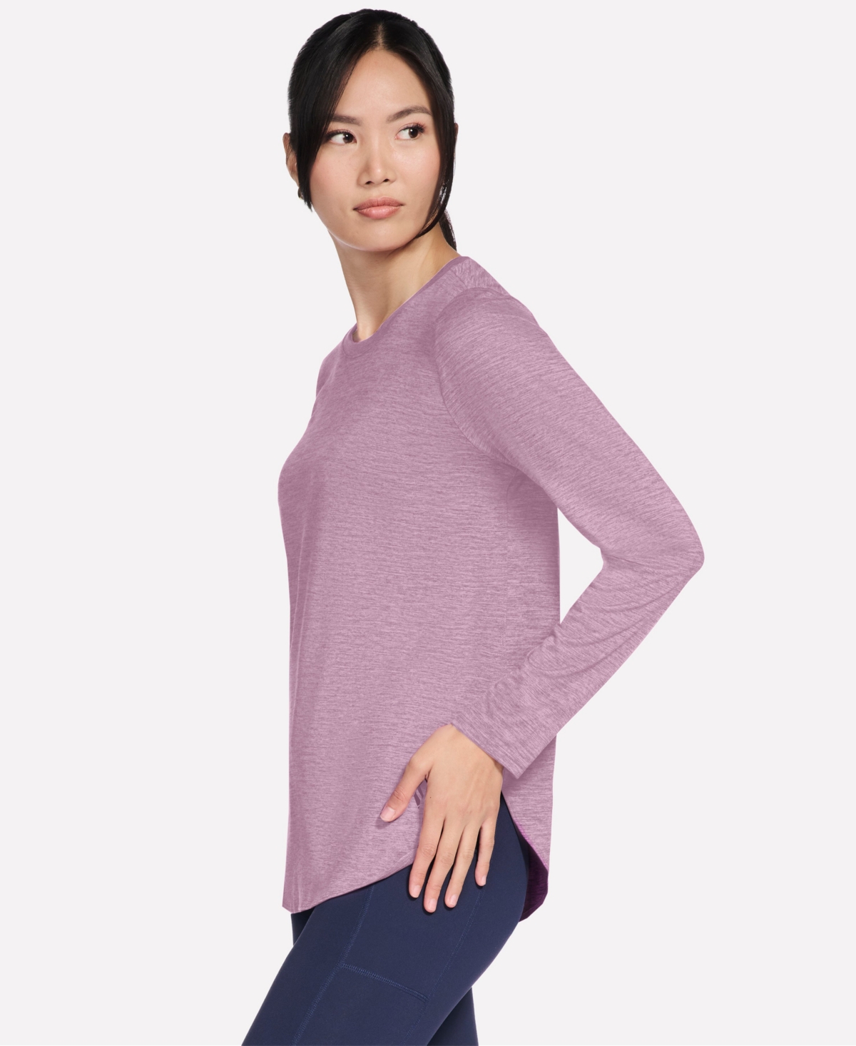 Skechers Women's Godri Swift Long-sleeve Tunic In Pink