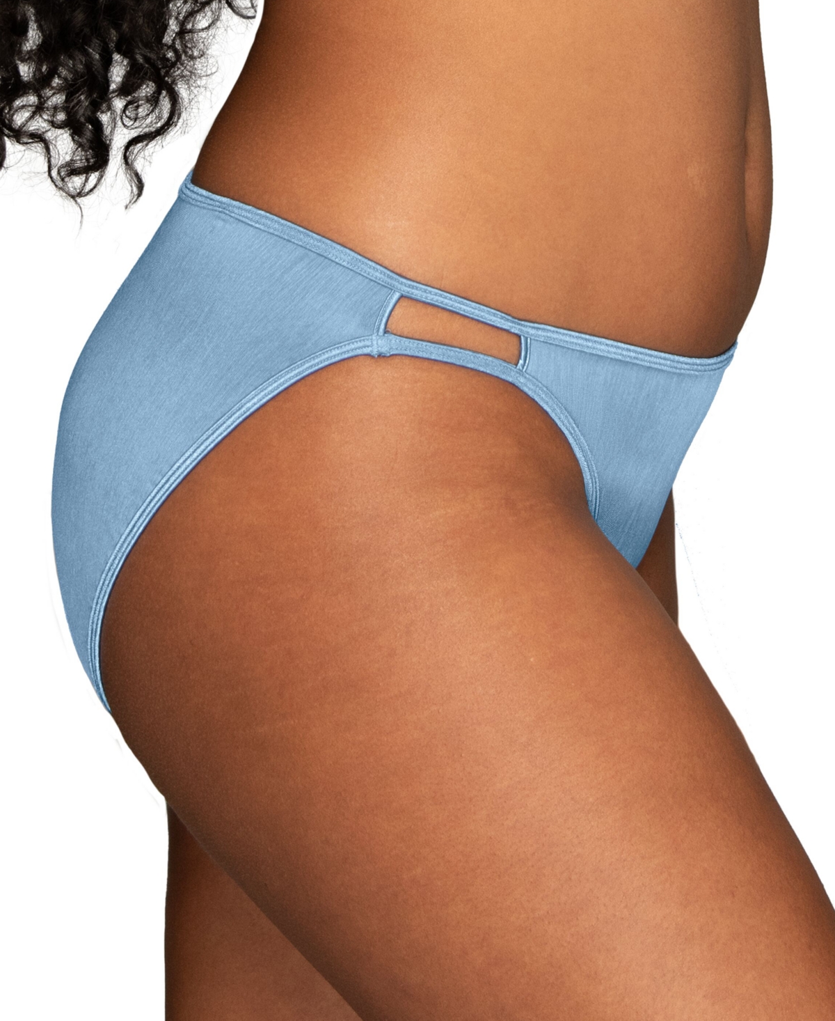 Vanity Fair Lingerie Vanity Fair Illumination String Bikini Underwear 18108 In Blue