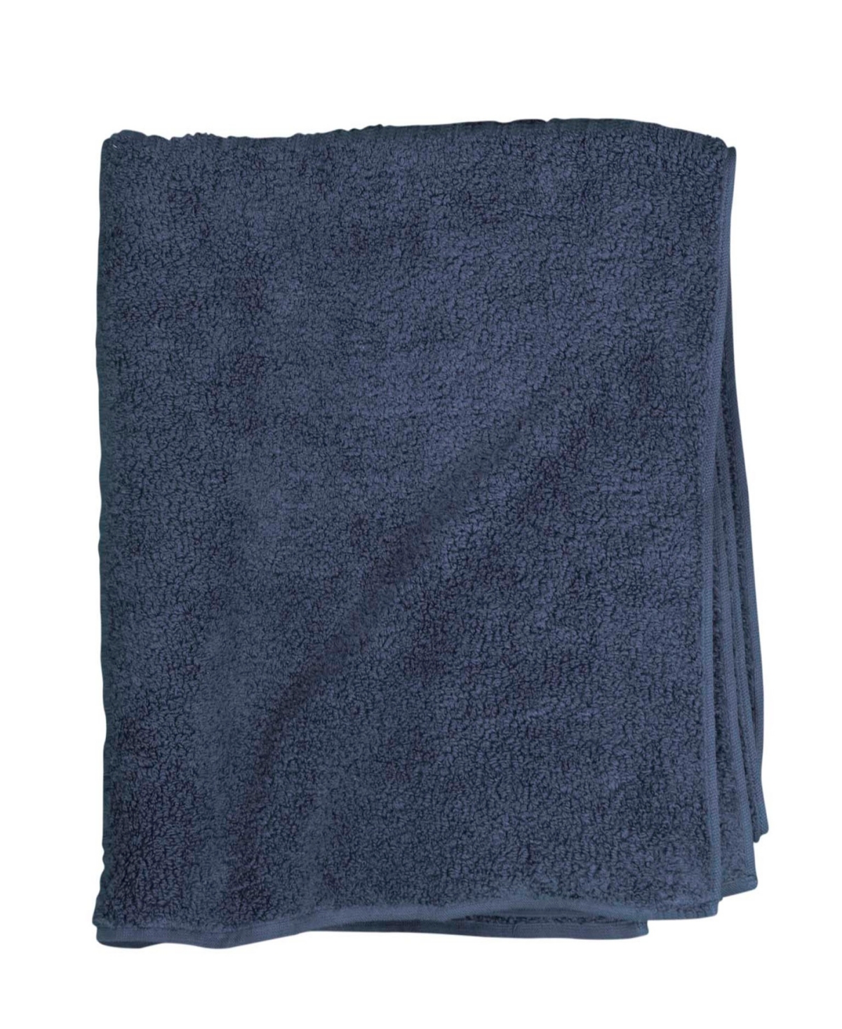 Uchino Zero Twist Hand Towel, 20" X 39" In Blue