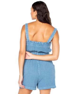 Women's On Beach Time Woven Jumpsuit