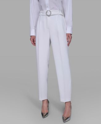 Women's Embellished Belt Pants