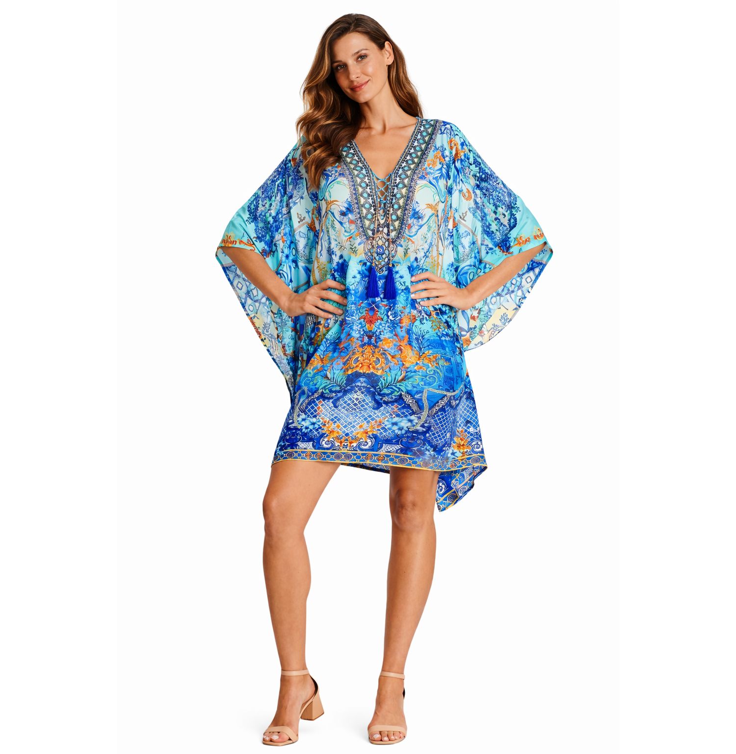 Women's short kaftan