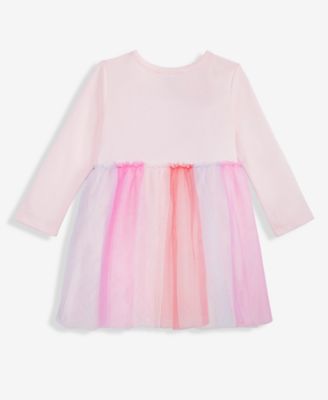 Baby Girls Mini Heart Embroidery Tulle Dress and Vest, Macy's Exclusive