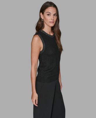 Women's Crewneck Textured Sweater