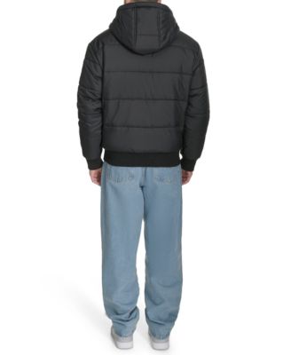 Men's Reversible Hooded Bomber Jacket